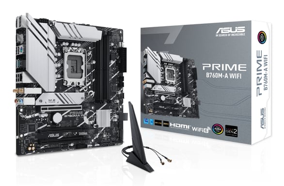 ASUS PRIME B760M-A WIFI Intel B760 LGA 1700 micro ATX