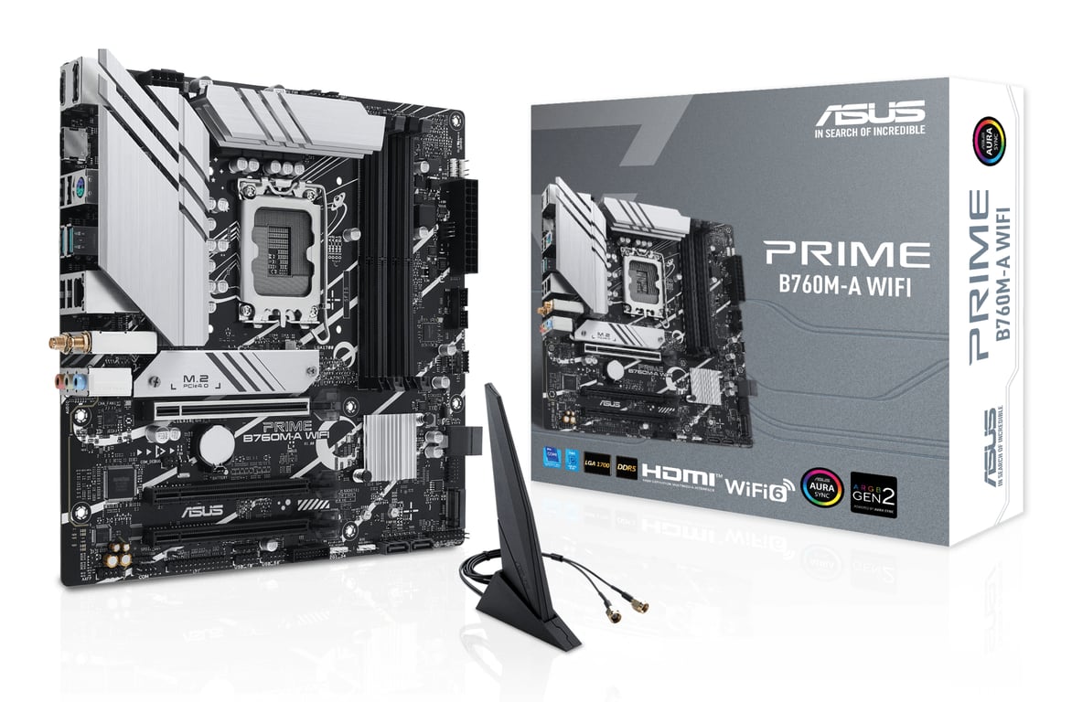 ASUS PRIME B760M A WIFI - vue 2