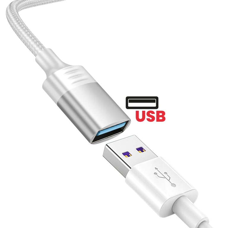 Adaptateur OTG iPhone Lightning Mâle vers USB Femelle Neuf - vue 2