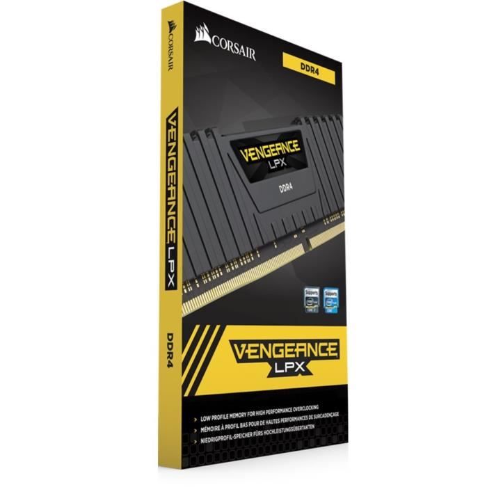 Corsair Vengeance LPX Series Low Profile 2x DDR4 2666 MHz CL16 - vue 3