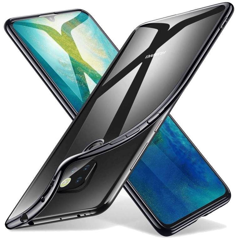 Coque Chrome Silicone pour HUAWEI Nova 6 SE Contour Transparente Bumper Protection Gel Souple