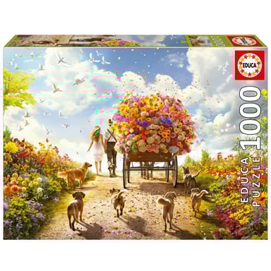 1000 Carro De Flores