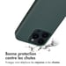 Accezz Coque arrière en cuir avec MagSafe pour Apple iPhone 16 Pro - Cedar Green