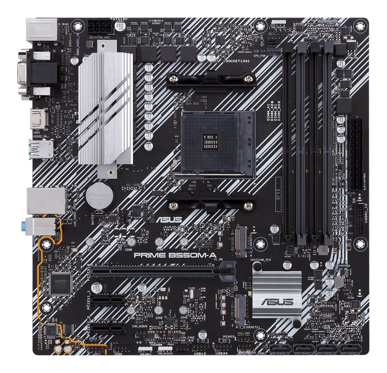 ASUS PRIME B550M A - vue 2