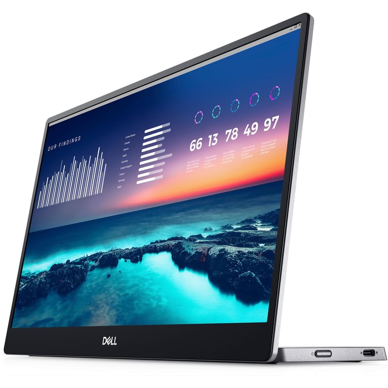 DELL P1424H 35,6cm (14 ) FHD tragbarer Office-Monitor DP/USB-C 60Hz - Neuf