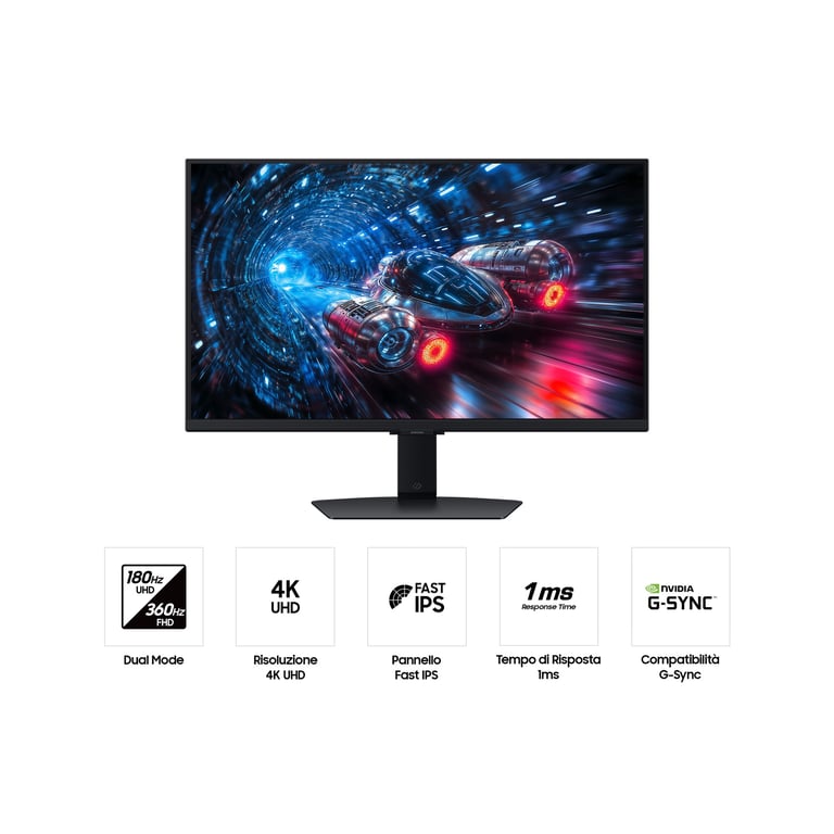 Samsung G70F écran plat de PC 68,6 cm (27 ) 3840 x 2160 pixels 4K Ultra HD LCD Noir - Neuf