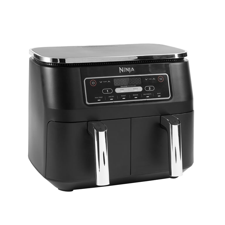 Friteuse d'air chaud Air Fryer Ninja AF300 Double Compartiment 7,6 L Autonome 1690 W, Noir - Neuf
