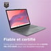 Ordinateur portable Lenovo Chromebook 14 MediaTek Kompanio 540 8 Go 128 Go Noir-Gris WUXGA IPS 400 nits Wi?Fi 6E