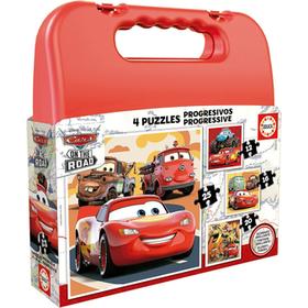 Educa Puzzles Cars | Ensemble de 4 Puzzles progressifs de 12 à 25 pièces présentées dans Une Mallette pour Que Les garçons et Les Filles osent avec différents Niveaux de difficulté. + 19677 - vue 10