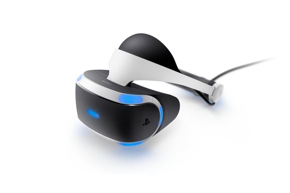 Sony PlayStation VR Pantalla con montura para sujetar en la cabeza 610 g Negro, Blanco