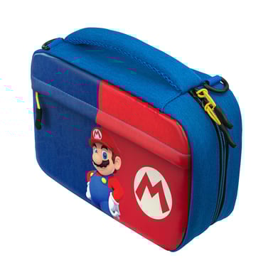 PDP Commuter: Power Pose Mario Funda protectora rígida Nintendo Azul, Rojo