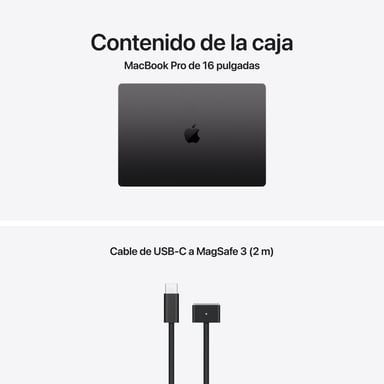 Macbook Pro M5 Pro (2026) 16'', 1 To RAM 48 Go Apple GPU 20, Noir sidéral - QWERTY ES