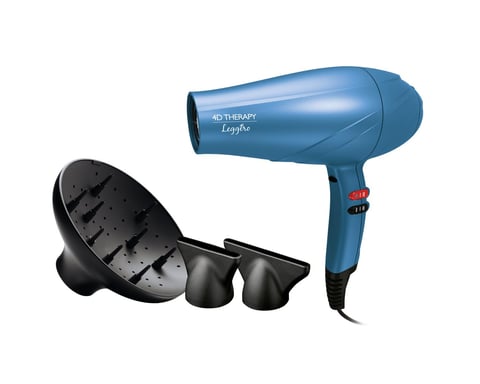 GA.MA Leggero Ion 4D Therapy Nero, Blu 2400 W