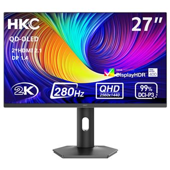 Ecran PC gaming HKC GS27QTS 27'' OLED 280 Hz - vue 3