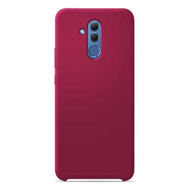 Coque silicone unie Soft Touch Rouge Passion compatible Huawei Mate 20 Lite
