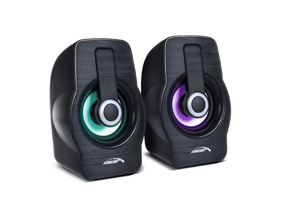 Haut-Parleurs Audiocore AC855 – 2 Voies, 3W, USB, Avec Fil