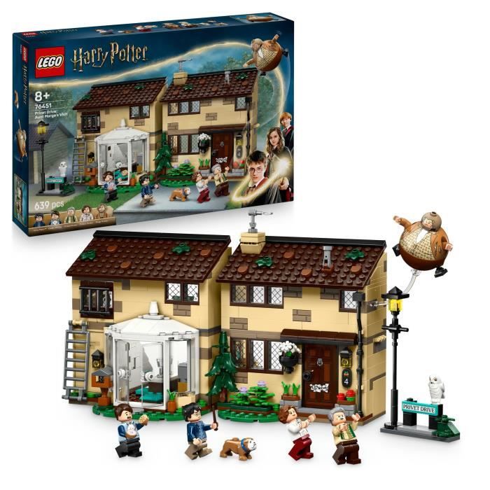 Harry Potter 76451 Privet Drive : La Visite De Tante Marge - Jeu Pour Garçon 8 Ans - Neuf
