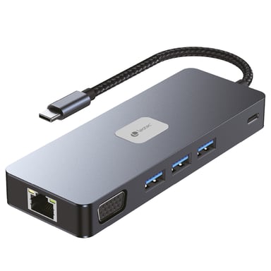 DOCKING STATION LEOTEC 11-1 PLUS 1USB-C PD100 3USB3.2 HDMI VGA GGL LECTJSD MCSD