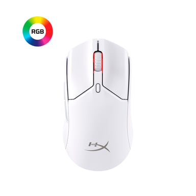 HyperX Pulsefire Haste 2 Mini - Souris gamer sans fil (blanc)