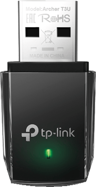 ADATTATORE WIRELESS TP-LINK Archer T3U AC1300 DUAL BAND USB 3.0 1T1R 867Mbps a 5Ghz400Mbps a 2.4Ghz 802.11ac/a/b/g/n 1ant int.