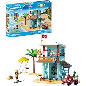 Playmobil 71903 Poste de secours & voiturette de plage Vacances à la plage - vue 3