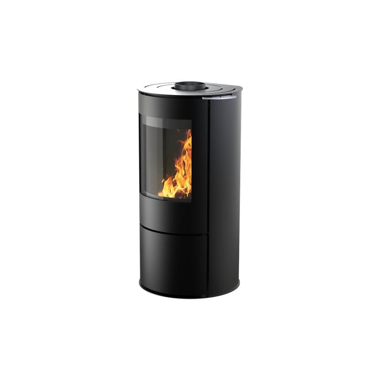 Poêle à bois Supra Leonie 6 kW vertical étanche Double combustion verre 50 cm raccord fumées Ø150 2020 Neuf