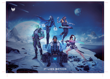 Acer Predator Gaming Mousepad - M size PMP450 Tapis de souris de jeu Multicolore