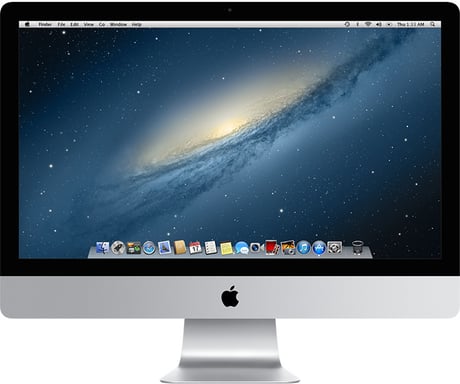 iMac 27'' 2013 Core i5 3.4 Ghz 1.6 Go 512 Go SSD Argent Reconditionné