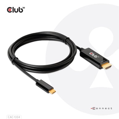 CLUB3D CAC-1334 cavo video e adattatore 1,8 m HDMI tipo A (standard) USB tipo C