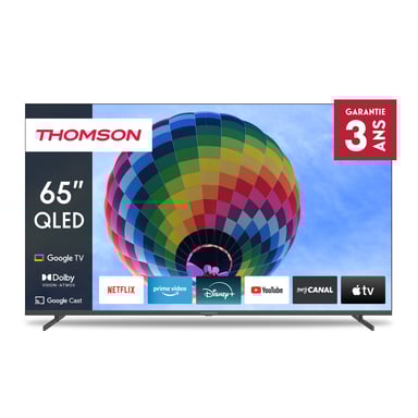 Thomson 65” (165 Cm) Qled 4k Uhd Google TV, 4x HDMI, 3x USB, Google Assistant, 60 Hz -65qg4s14-