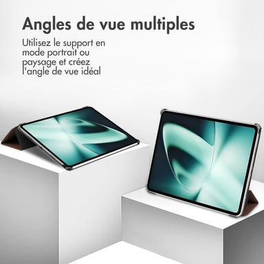 imoshion Coque tablette Trifold pour OnePlus Pad - Marron