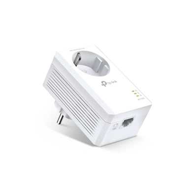 Adaptador Powerline TP-LINK TL-PA7017P con toma integrada 1x Ethernet Blanco