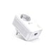 Adaptador Powerline TP-LINK TL-PA7017P con toma integrada 1x Ethernet Blanco