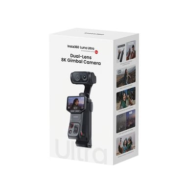 Luna Ultra Creator Cosmic - Action Camera 360° Insta, Nera