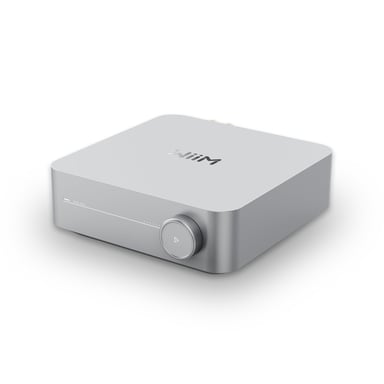 Amplificatore Wiim Argento 2x100W a 4 ohm, WiFi, Bluetooth, AirPlay 2, DLNA