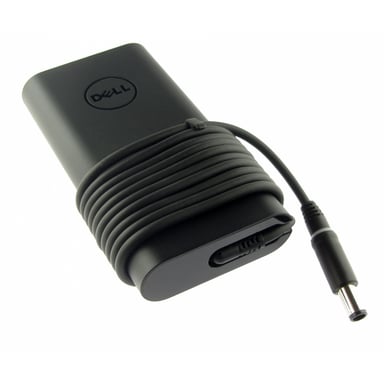 original charger (power supply) for DELL FA90PE1-00, 19.5V, 4.62A, plug 7.4 x 5.5 mm round, flat design