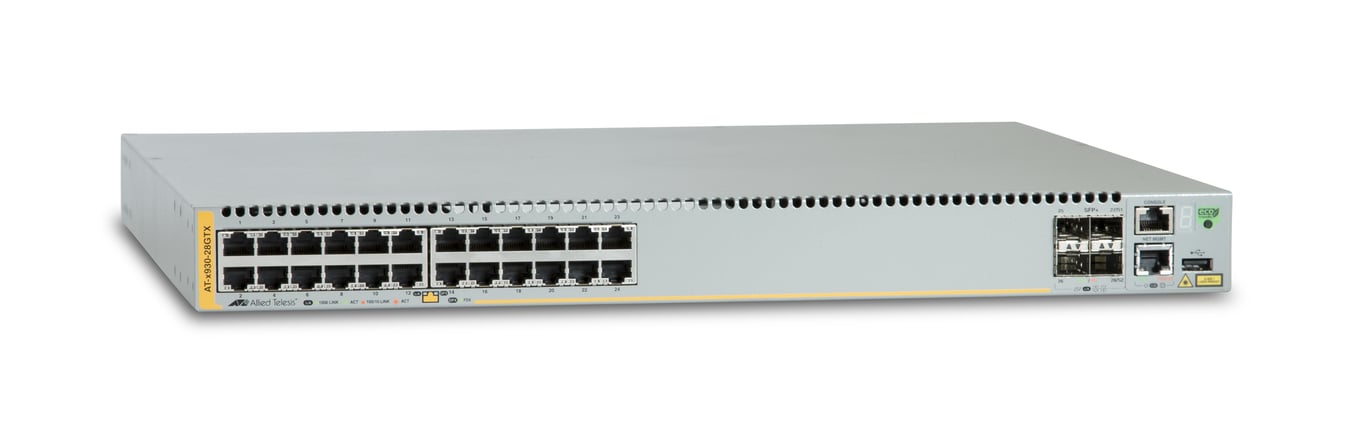 Allied Telesis AT x930 28GTX Géré L3 Gigabit Ethernet 101001000 Neuf