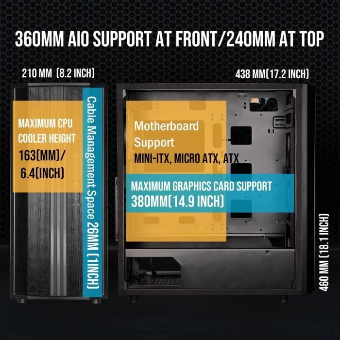 BitFenix Saber Mesh - vue 4
