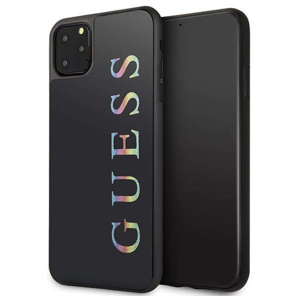 Case/Funda Guess con Brillos Dorados iPhone 11 Pro Max + Cristal Prote –  ForwardContigo