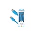 Cable USB-C a Type-C 3A - 1,5 metros - Colección POP - Azul