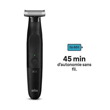 Braun Series X XT3100 Recortadora Afeitadora Corporal Inalámbrica + 3 Accesorios