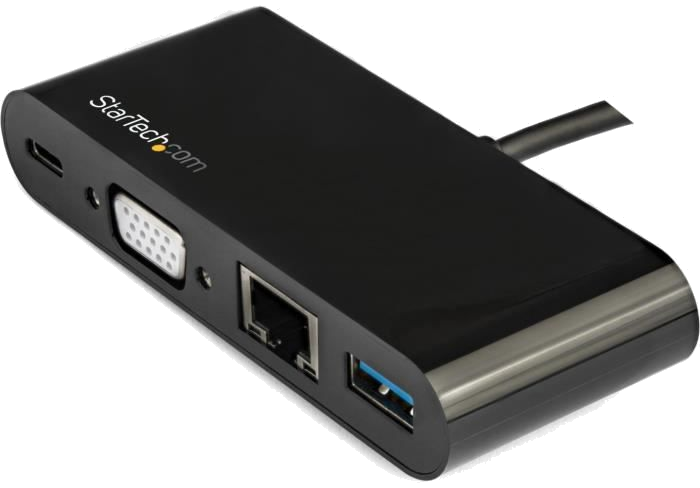 StarTech.com Adaptateur multiport USB-C pour ordinateur portable - VGA, USB 3.0, GbE et Power Delive