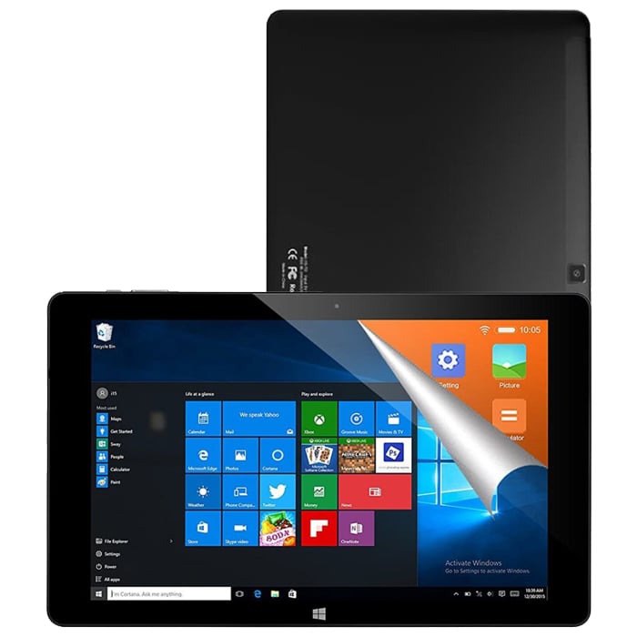 Tablette Dual Boot Windows 10 + Android Lollipop Intel Quad Core 10 Pouces  64Go YONIS - Yonis