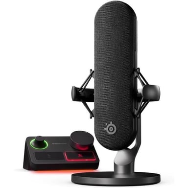 SteelSeries Micro Gaming XLR de qualité studio - ALIAS PRO - Noir - vue 3