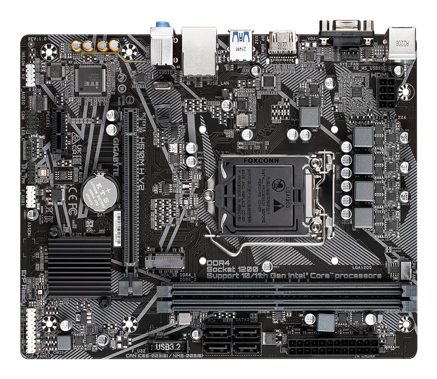 Gigabyte H510M H V2 - vue 3