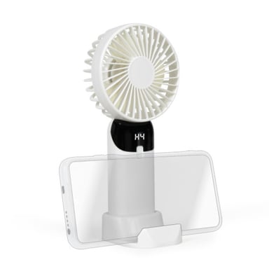 Ventilateur à main blanc silencieux 2 en 1