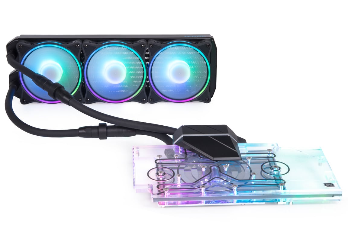 Alphacool Eiswolf 2 AIO Carte graphique Refroidisseur de liquide tout-en-un 12 cm Noir, Transparent 1 pièce(s) - Neuf
