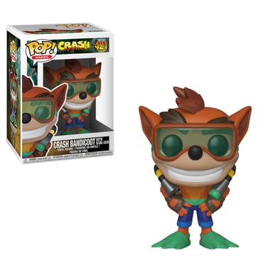 FUNKO Pop Games: Crash Bandicoot S2- Crash W/ Scuba