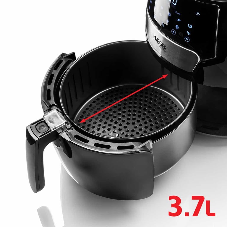 Friteuse d'Air Chaud Haeger AF-D37 – 4.2 L, 1500 W, 13 Programmes - vue 3