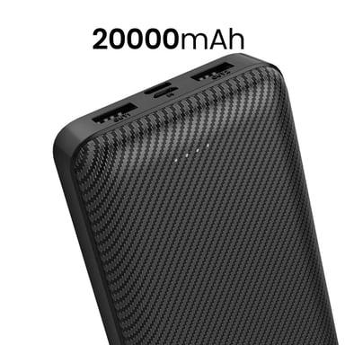 Energizer PX20B banque d'alimentation électrique Lithium Polymère (LiPo) 20000 mAh Noir